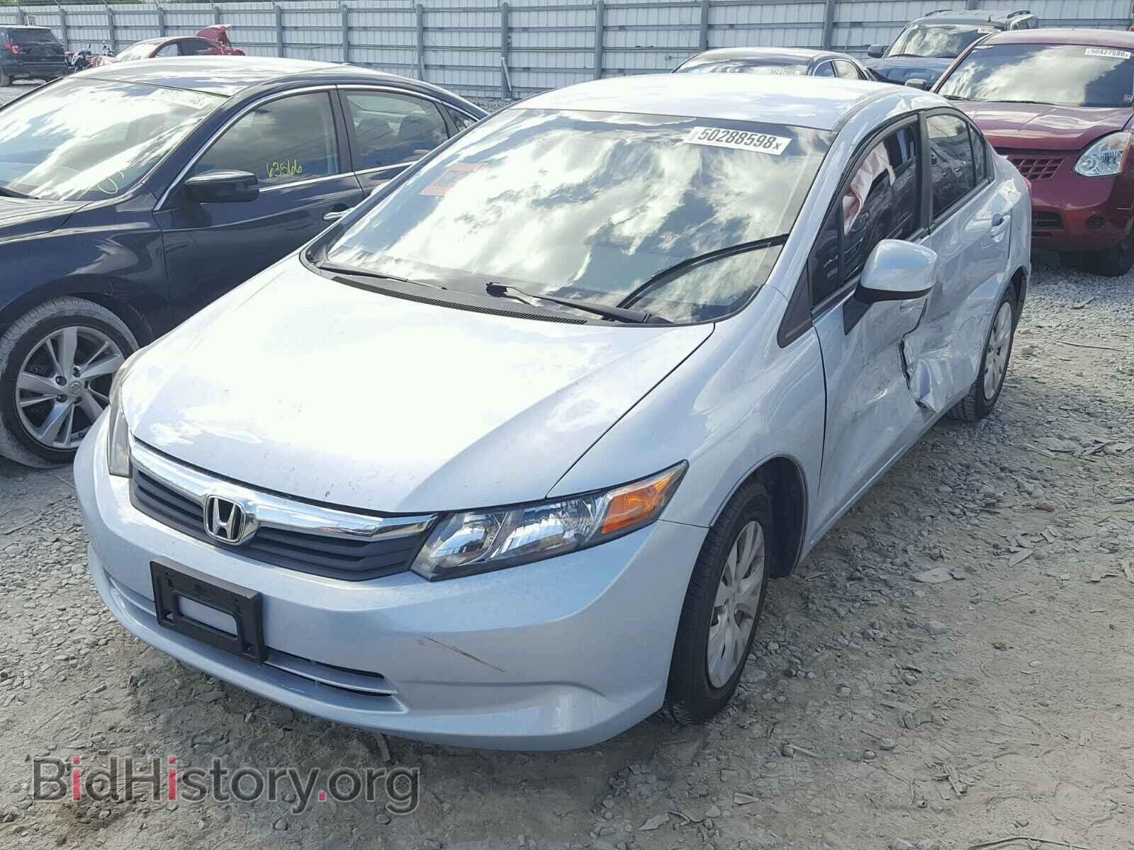 2012 HONDA CIVIC LX - VIN: 19XFB2F50CE039721 - Фото 2