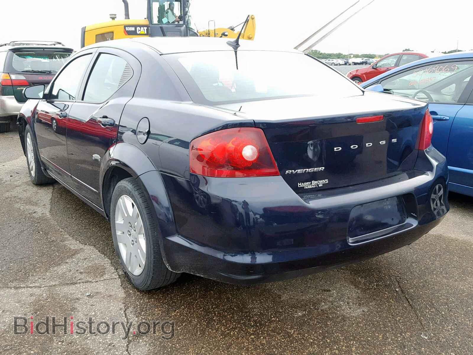 2011 DODGE AVENGER - VIN: 1B3BD4FB2BN554158 - Фото 3