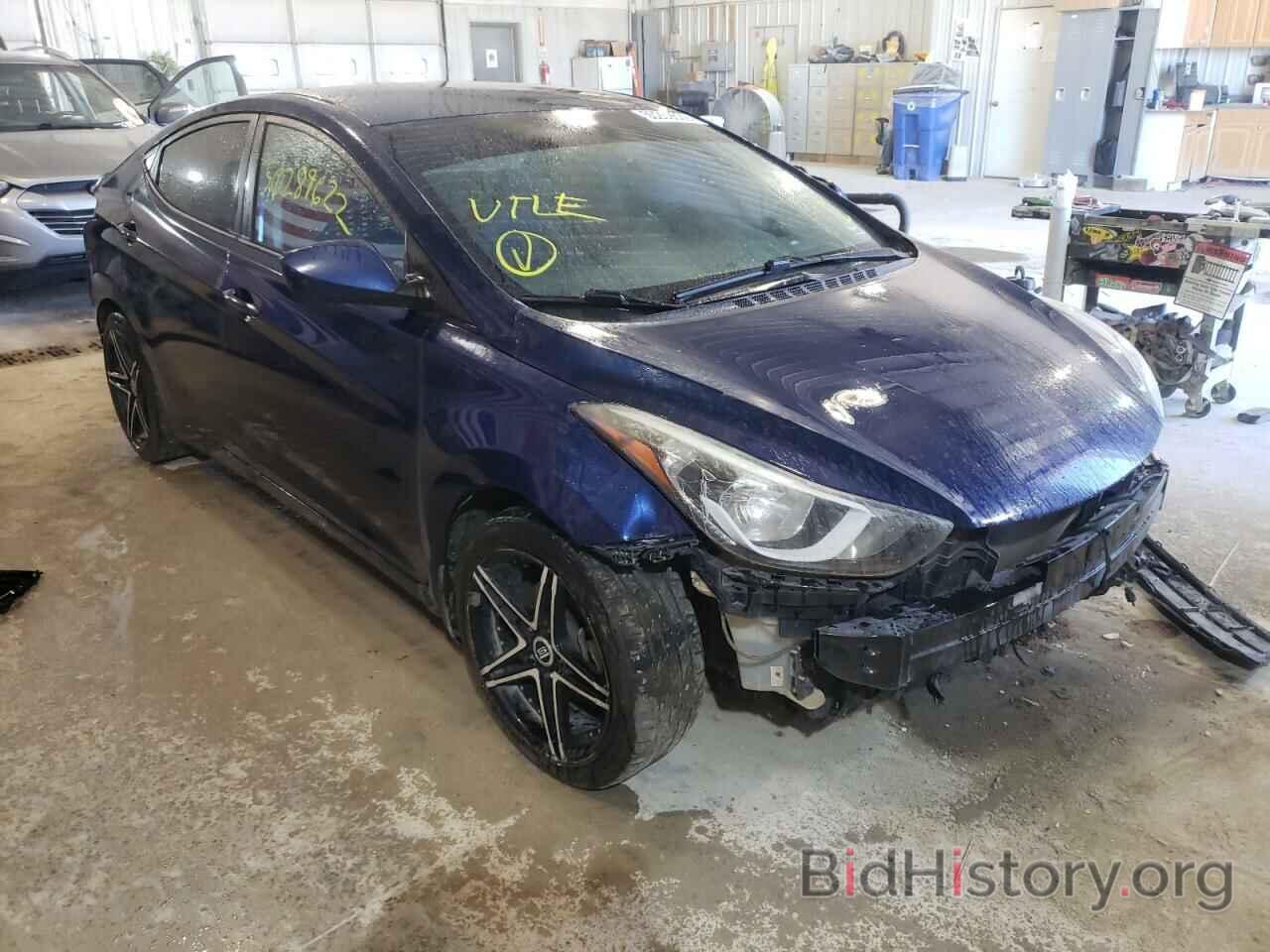 Photo 5NPDH4AE6GH717592 - HYUNDAI ELANTRA 2016