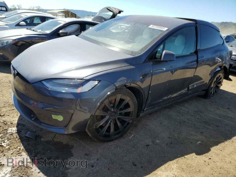 2023 Tesla MODEL X (VIN 7SAXCAE58PF395964) — photo 1 of 15, Copart, damage: all over