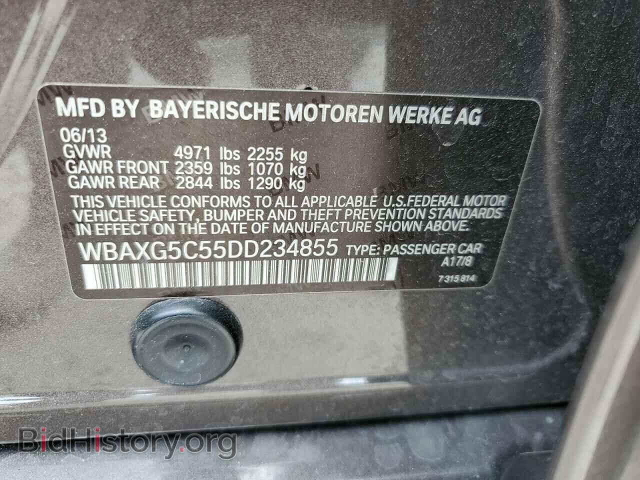 2013 BMW 5 SERIES - VIN: WBAXG5C55DD234855 - Фото 15