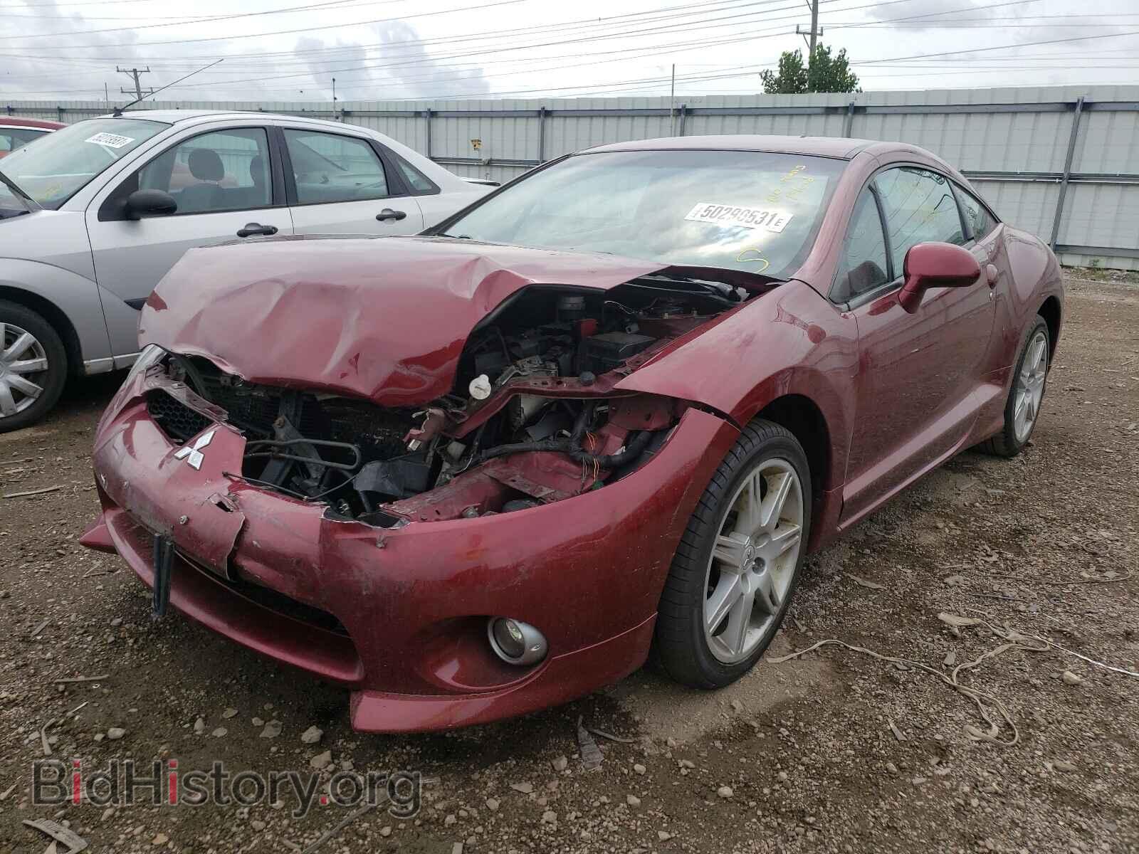 2007 MITSUBISHI ECLIPSE - VIN: 4A3AK34T27E018885 - Фото 2