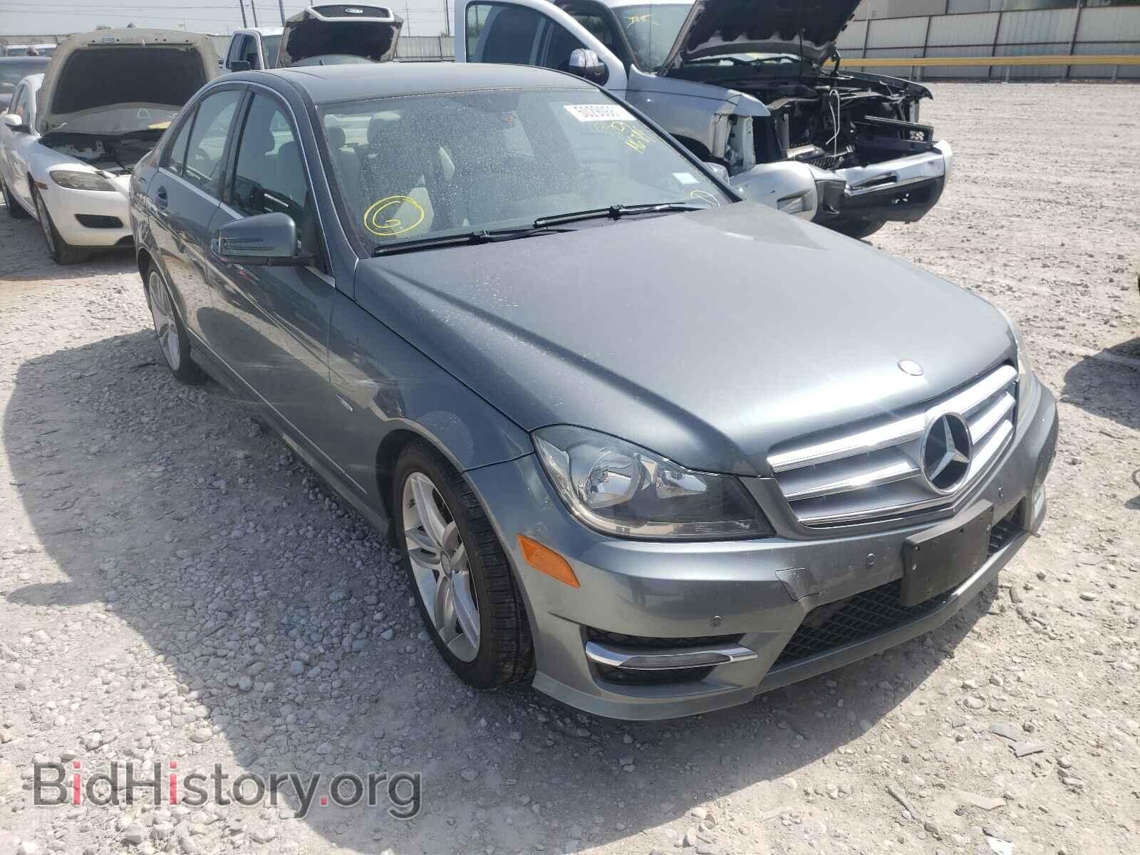 Фотография WDDGF4HB2CR196314 - MERCEDES-BENZ C-CLASS 2012