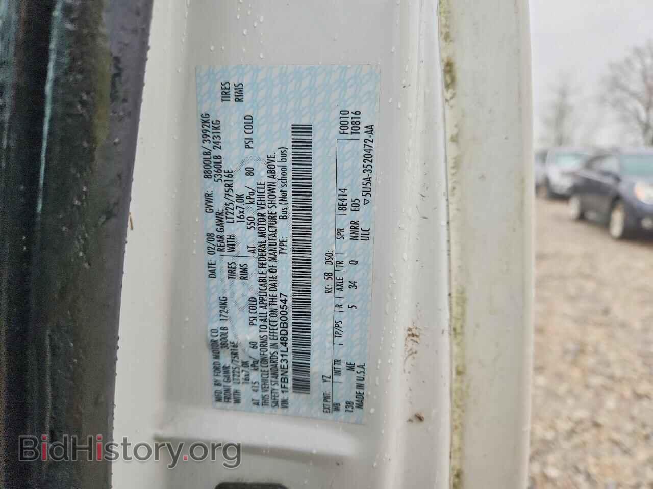 2008 FORD ECONOLINE - VIN: 1FBNE31L48DB00547 - Photo 13