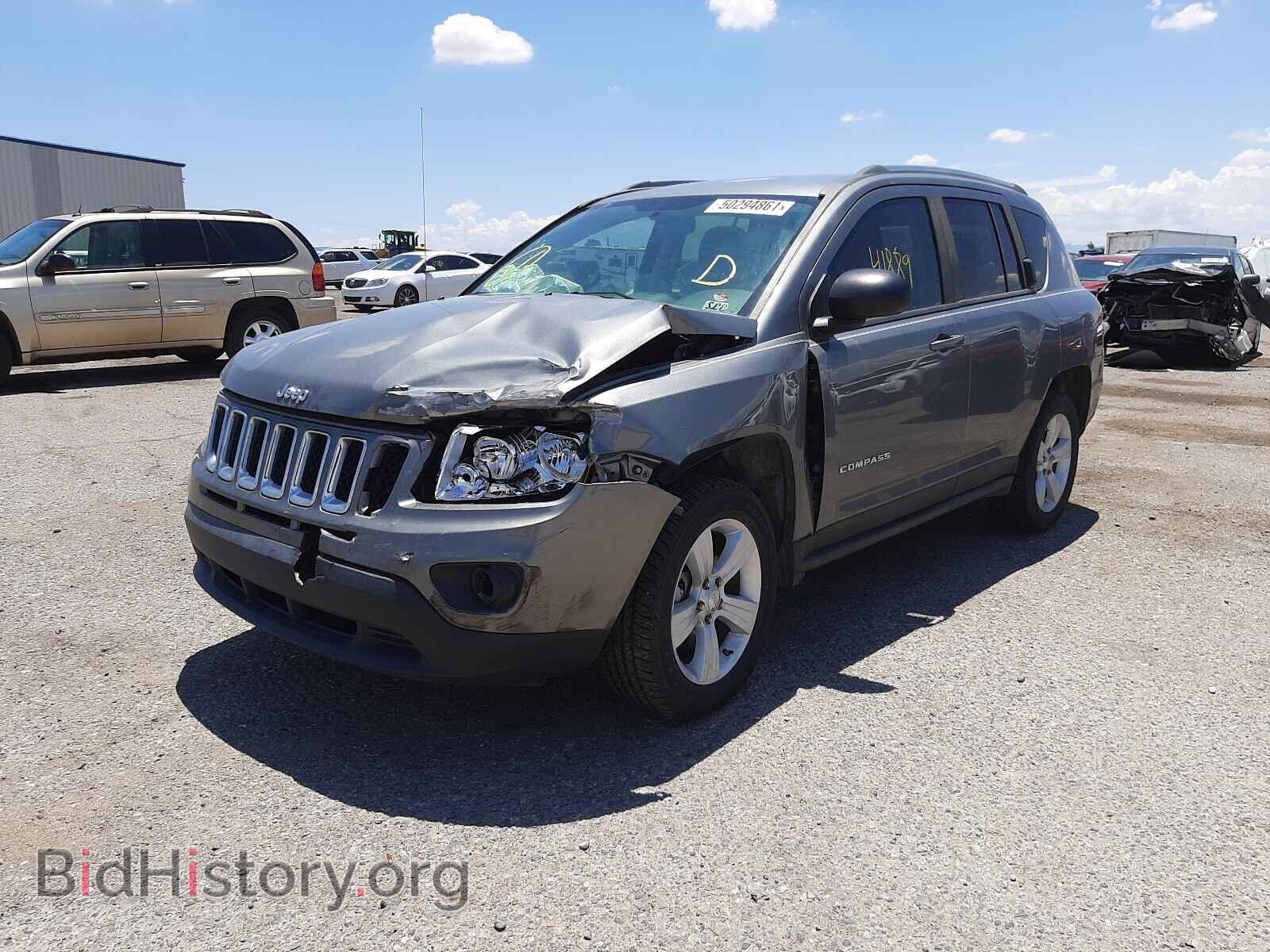 2013 JEEP COMPASS - VIN: 1C4NJCBB0DD102271 - Фото 2