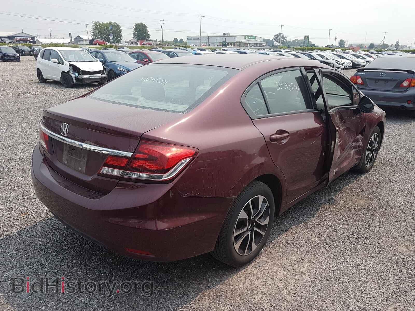 2013 HONDA CIVIC - VIN: 2HGFB2F57DH013799 - Фото 4