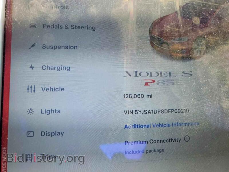 2013 Tesla MODEL S (VIN 5YJSA1DP8DFP09219) — photo 9 of 12