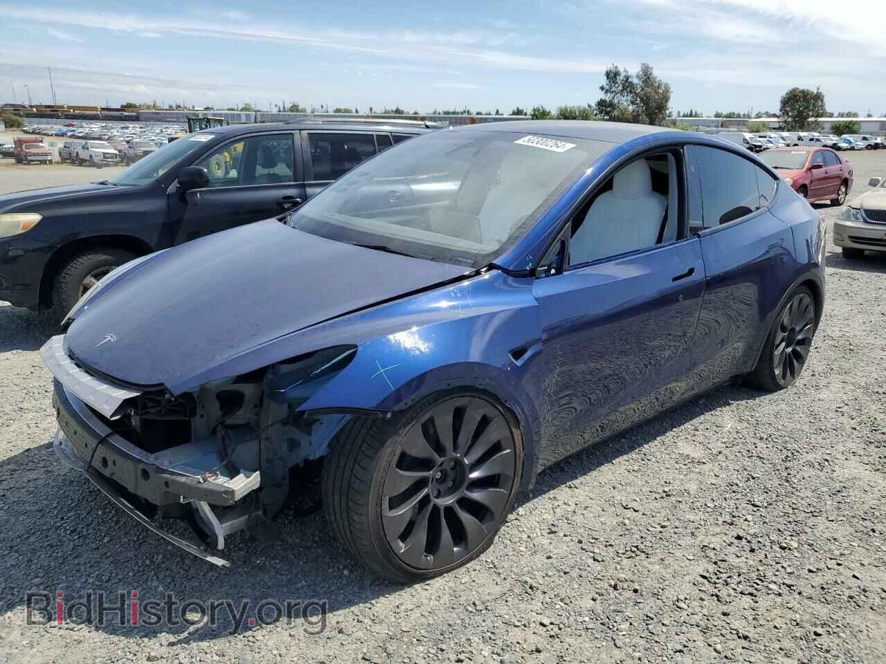 Фотография 7SAYGDEF6PF898847 - TESLA MODEL Y 2023