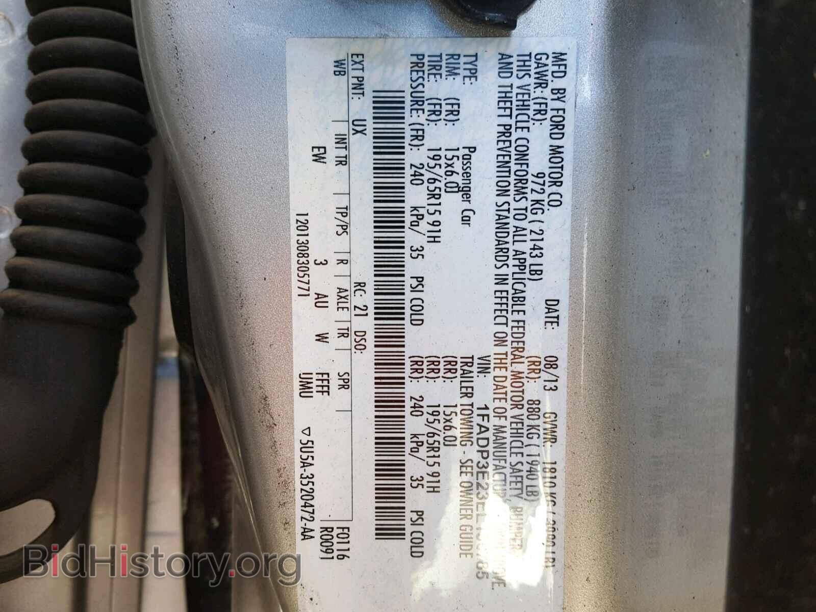 2014 FORD FOCUS - VIN: 1FADP3E23EL150785 - Фото 10
