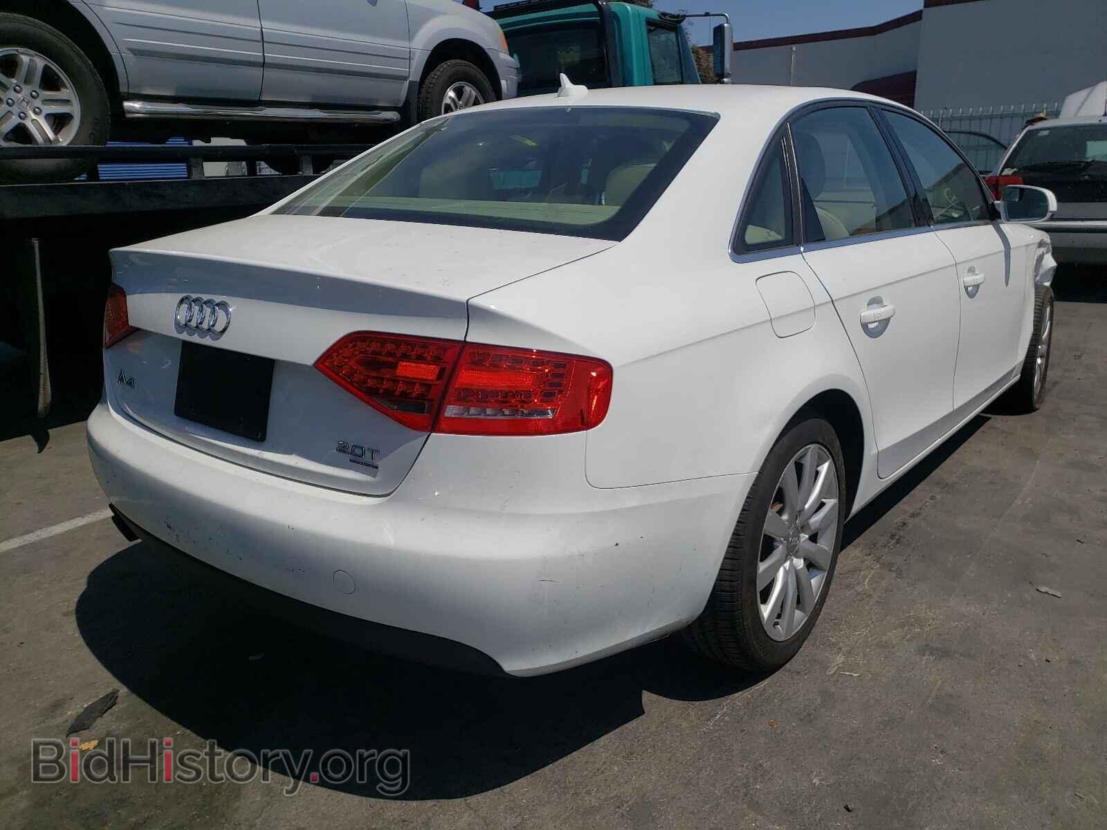 2012 AUDI A4 - VIN: WAUBFAFL7CN015324 - Фото 4