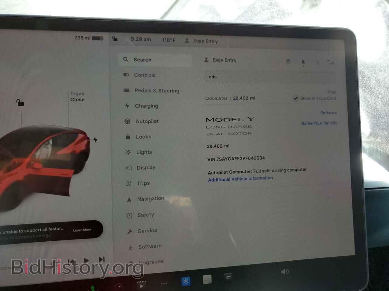 2023 TESLA MODEL Y - VIN: 7SAYGAEE3PF640534 - Photo 9