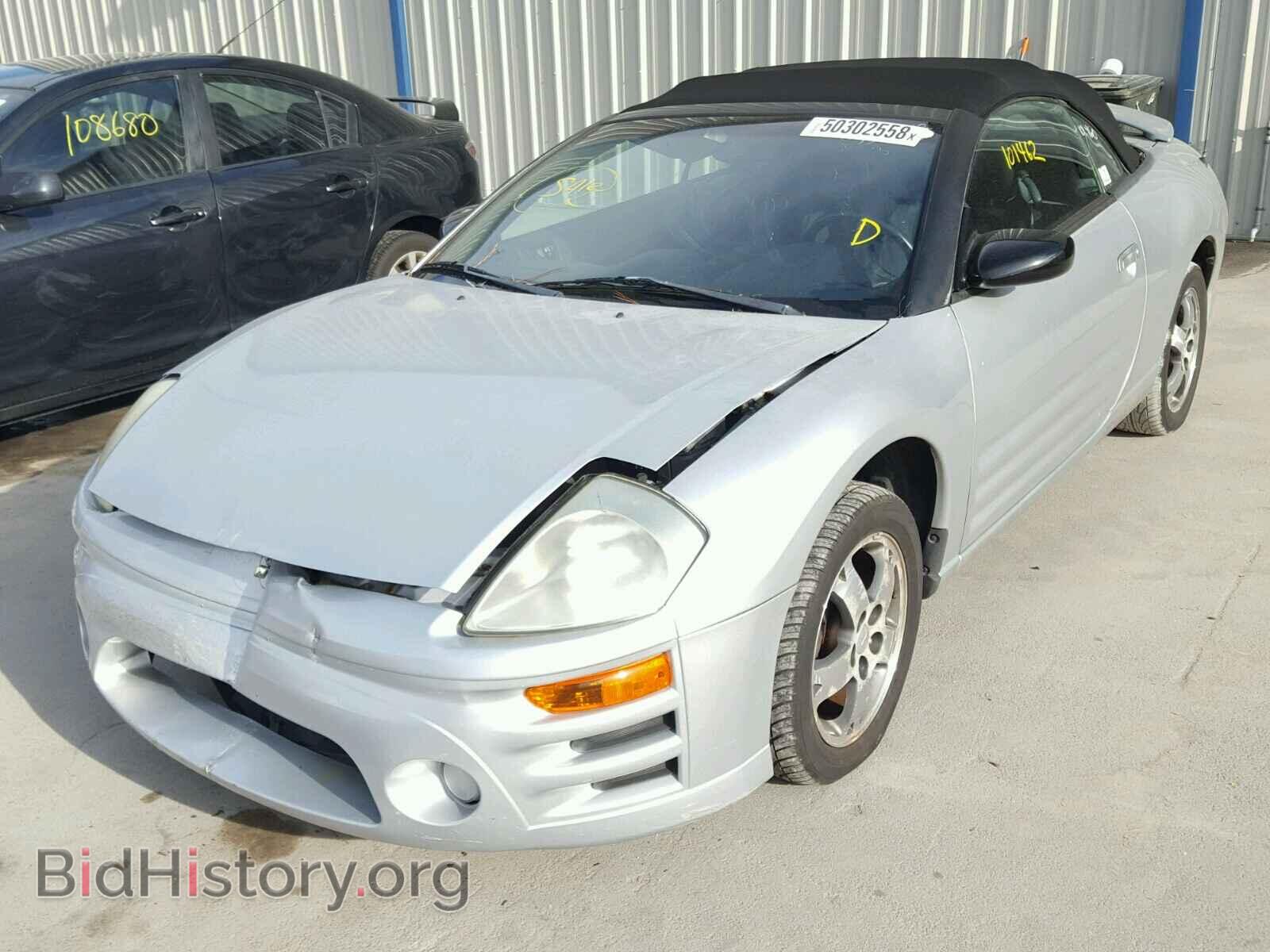 2003 MITSUBISHI ECLIPSE - VIN: 4A3AE45693E178979 - Фото 2
