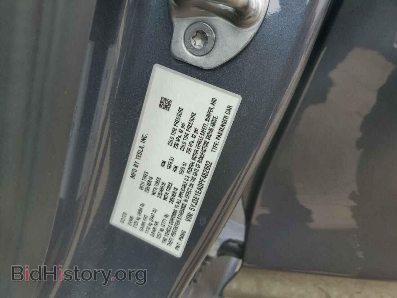2023 TESLA MODEL 3 - VIN: 5YJ3E1EA0PF482602 - Фото 12