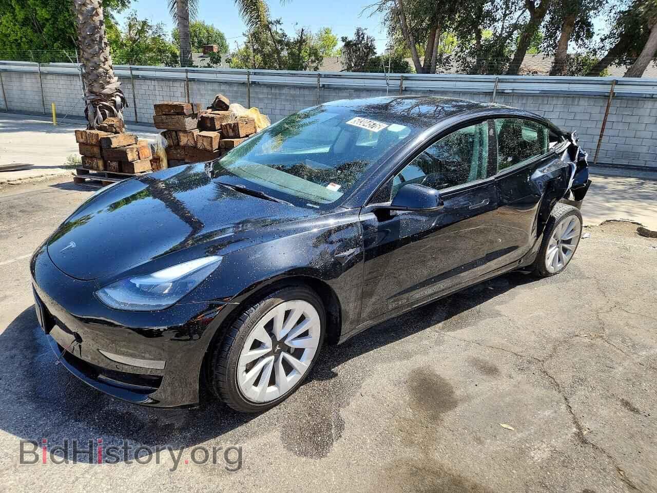 Photo 5YJ3E1EA3NF188043 - TESLA MODEL 3 2022