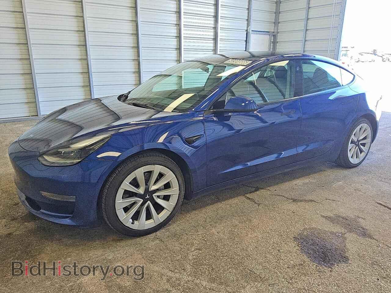 Photo 5YJ3E1EA9NF368658 - TESLA MODEL 3 2022