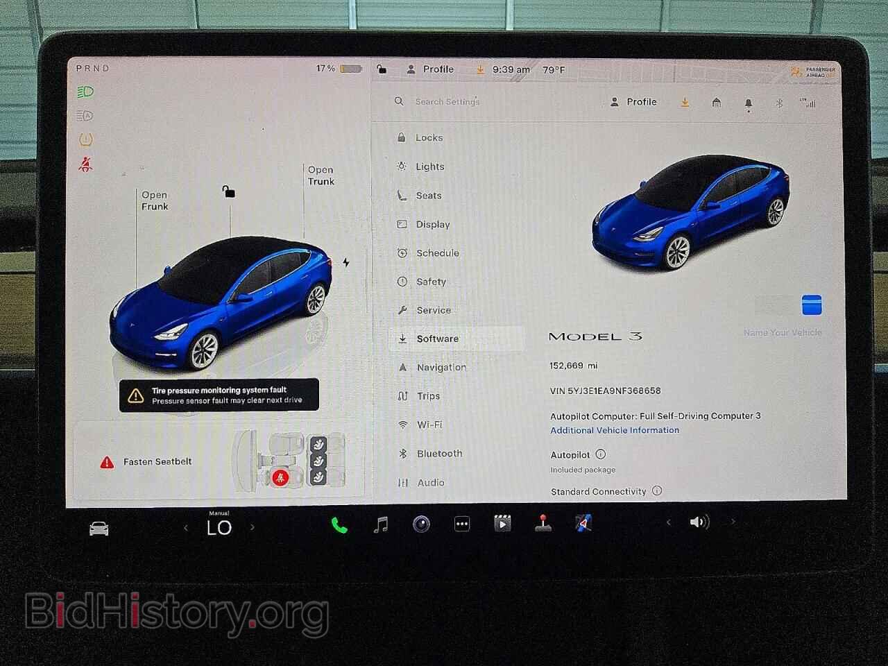 2022 TESLA MODEL 3 - VIN: 5YJ3E1EA9NF368658 - Photo 9