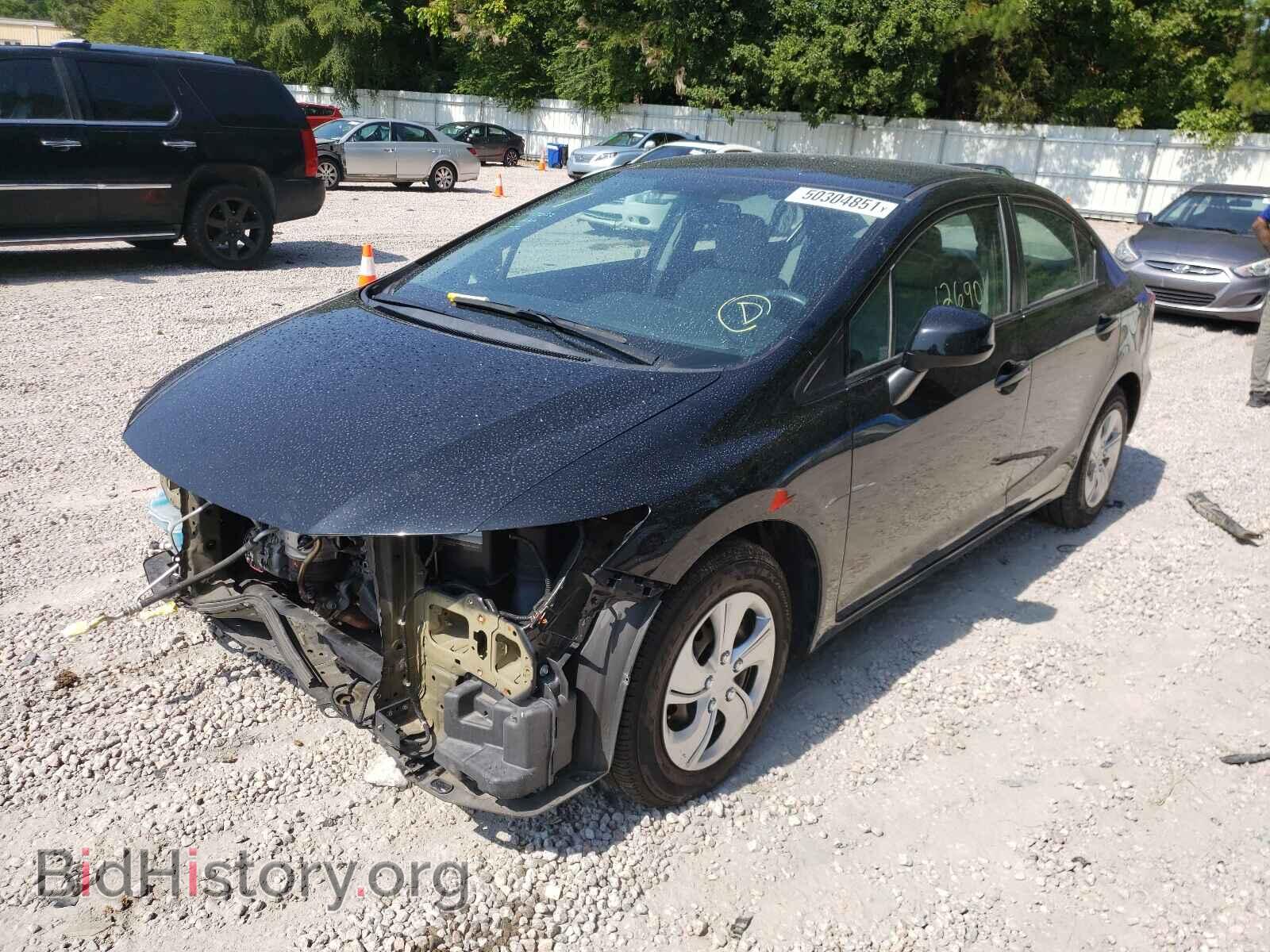 2013 HONDA CIVIC - VIN: 2HGFB2F57DH581812 - Фото 2