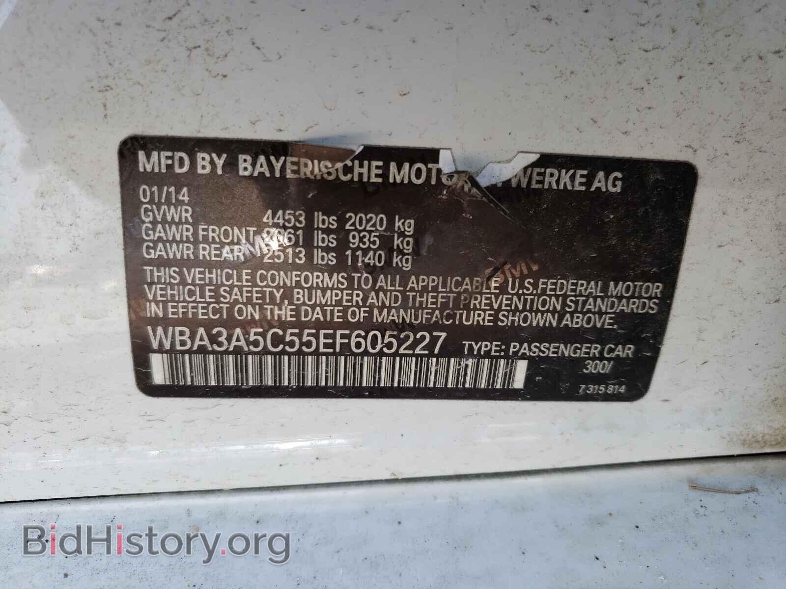 2014 BMW 3 SERIES - VIN: WBA3A5C55EF605227 - Фото 10