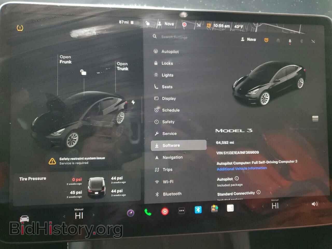 2022 TESLA MODEL 3 - VIN: 5YJ3E1EA1NF369609 - Photo 9