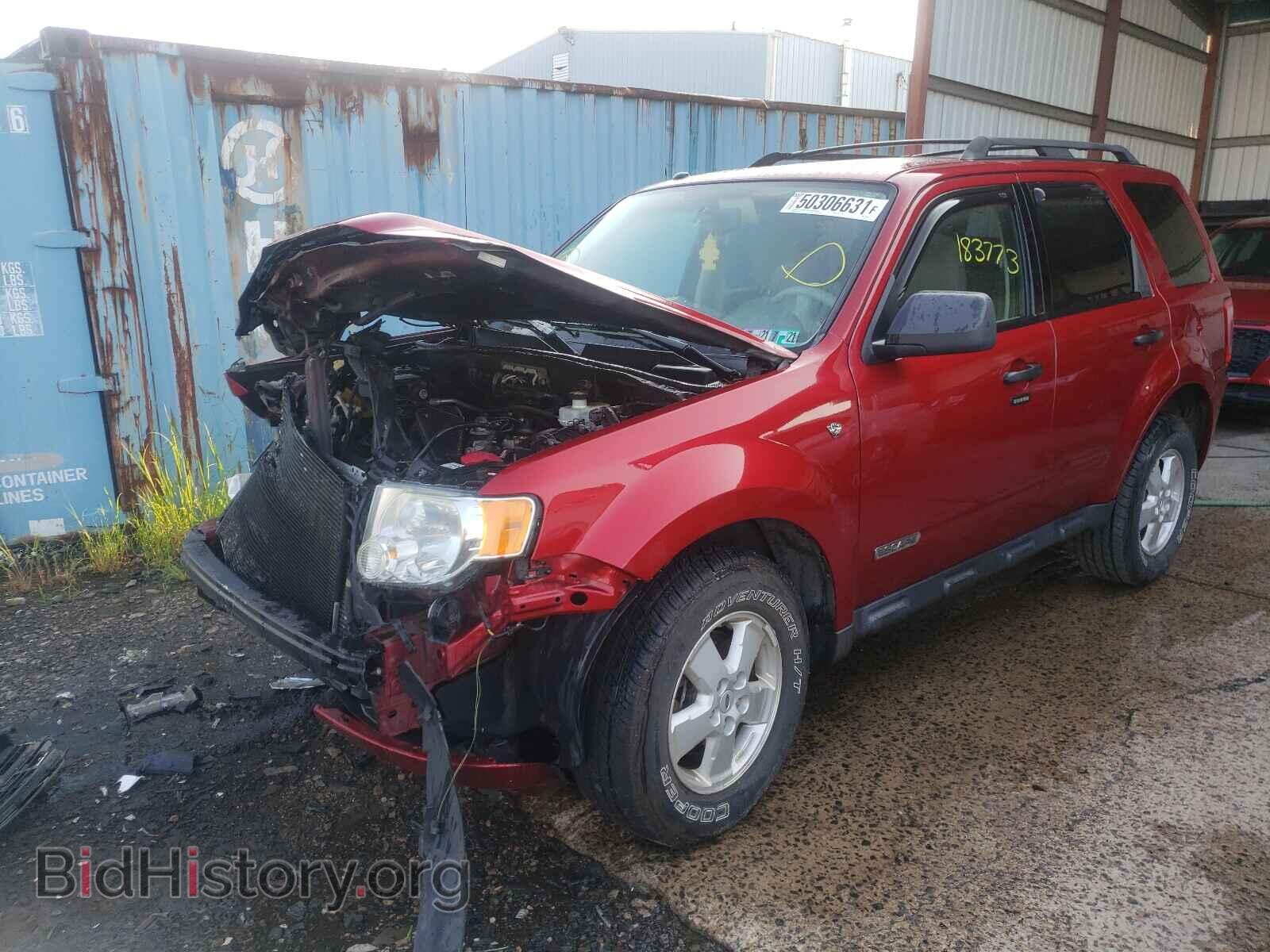 2008 FORD ESCAPE - VIN: 1FMCU93118KB35381 - Фото 2