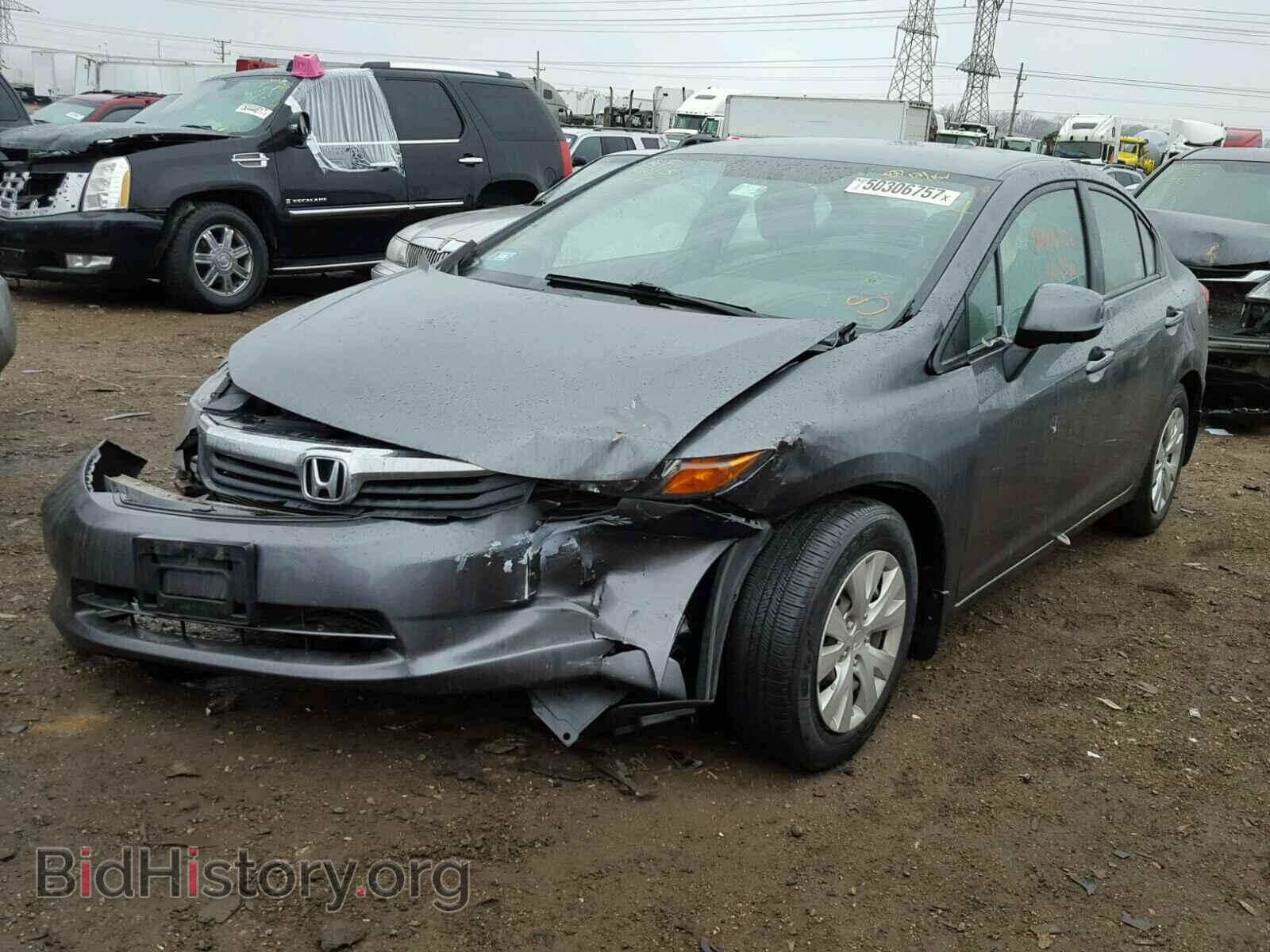 2012 HONDA CIVIC - VIN: 19XFB2F55CE050844 - Фото 2