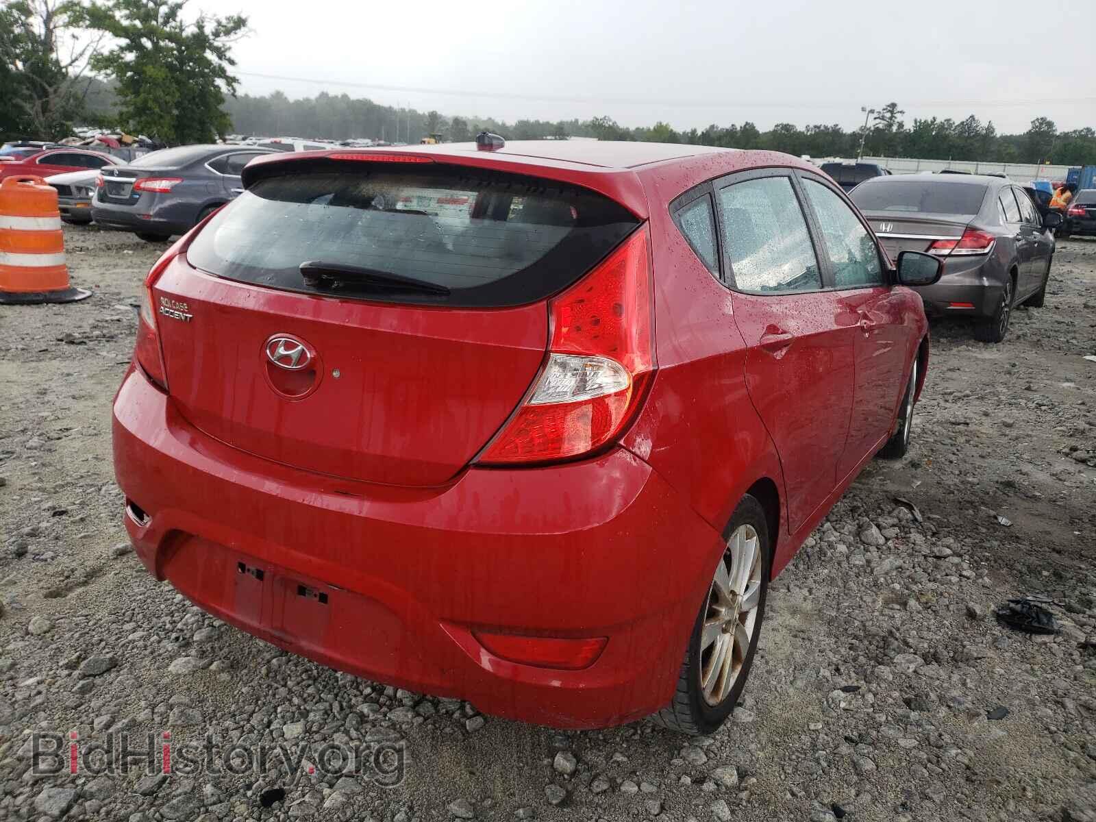 2012 HYUNDAI ACCENT - VIN: KMHCU5AE4CU031592 - Фото 4