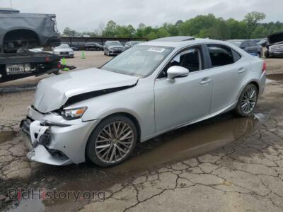 2015 Lexus IS 250, silver — VIN JTHBF1D23F5077206, Copart