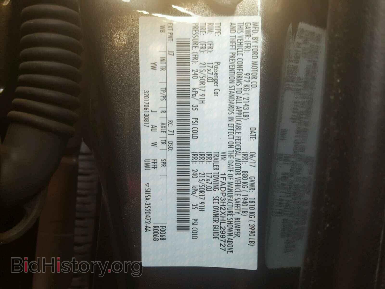 2017 FORD FOCUS - VIN: 1FADP3H2XHL299727 - Photo 10