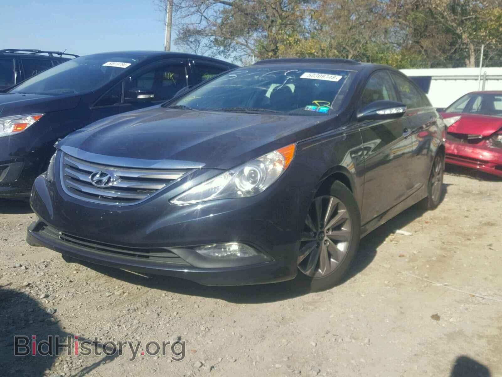 2014 HYUNDAI SONATA - VIN: 5NPEC4AC4EH907079 - Фото 2