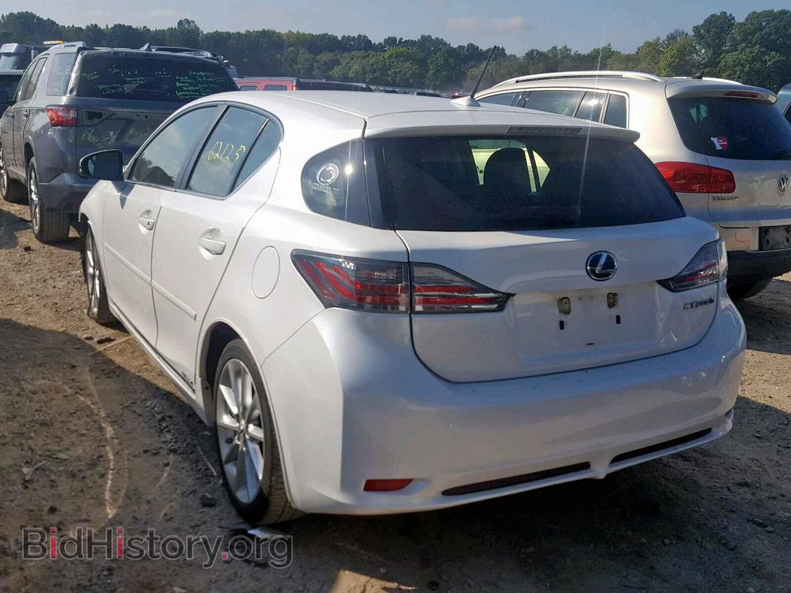 2012 LEXUS CT 200 - VIN: JTHKD5BH1C2092384 - Фото 3
