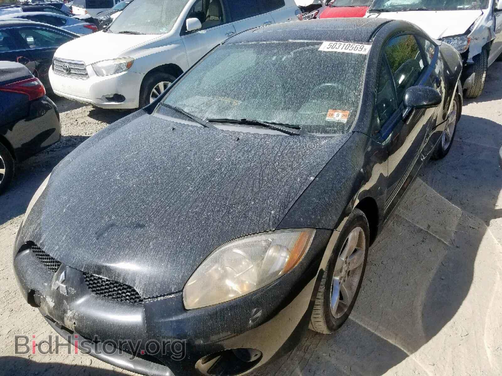 2007 MITSUBISHI ECLIPSE - VIN: 4A3AK24F17E021555 - Фото 2