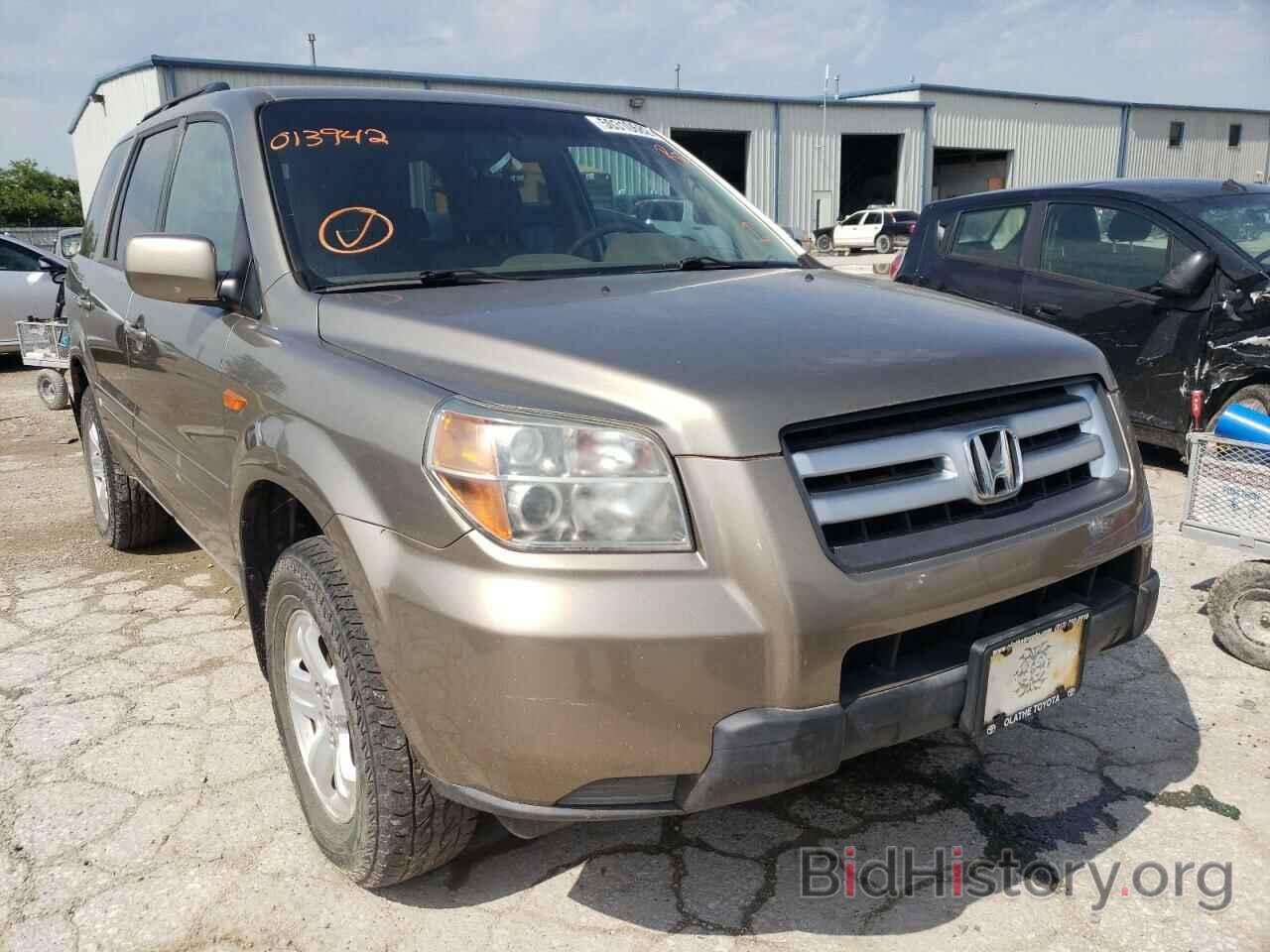 Photo 5FNYF18228B013942 - HONDA PILOT 2008