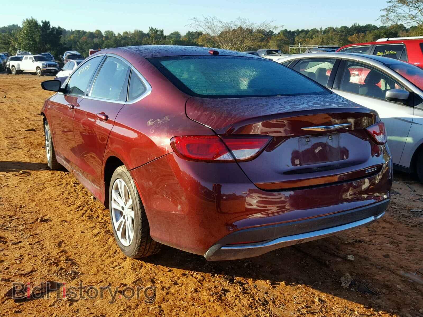 2015 CHRYSLER 200 - VIN: 1C3CCCAB1FN521718 - Фото 3