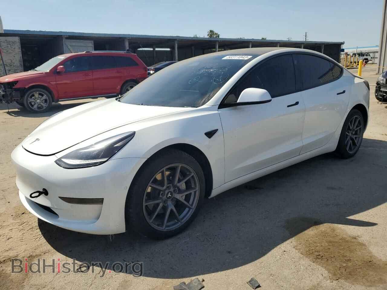 Photo 5YJ3E1EA8MF064591 - TESLA MODEL 3 2021