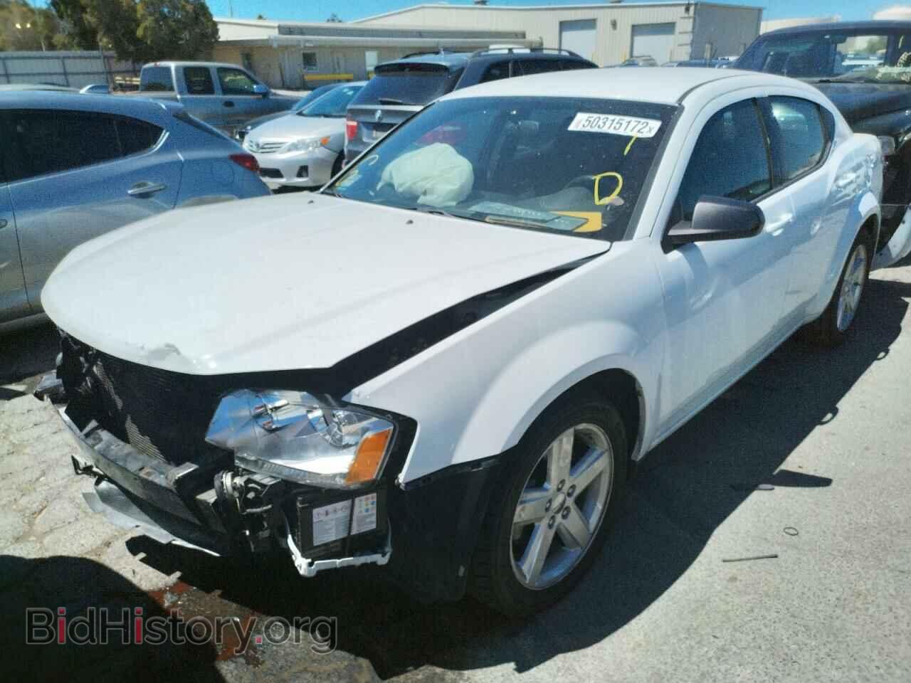 2013 DODGE AVENGER - VIN: 1C3CDZAB7DN644243 - Фото 2