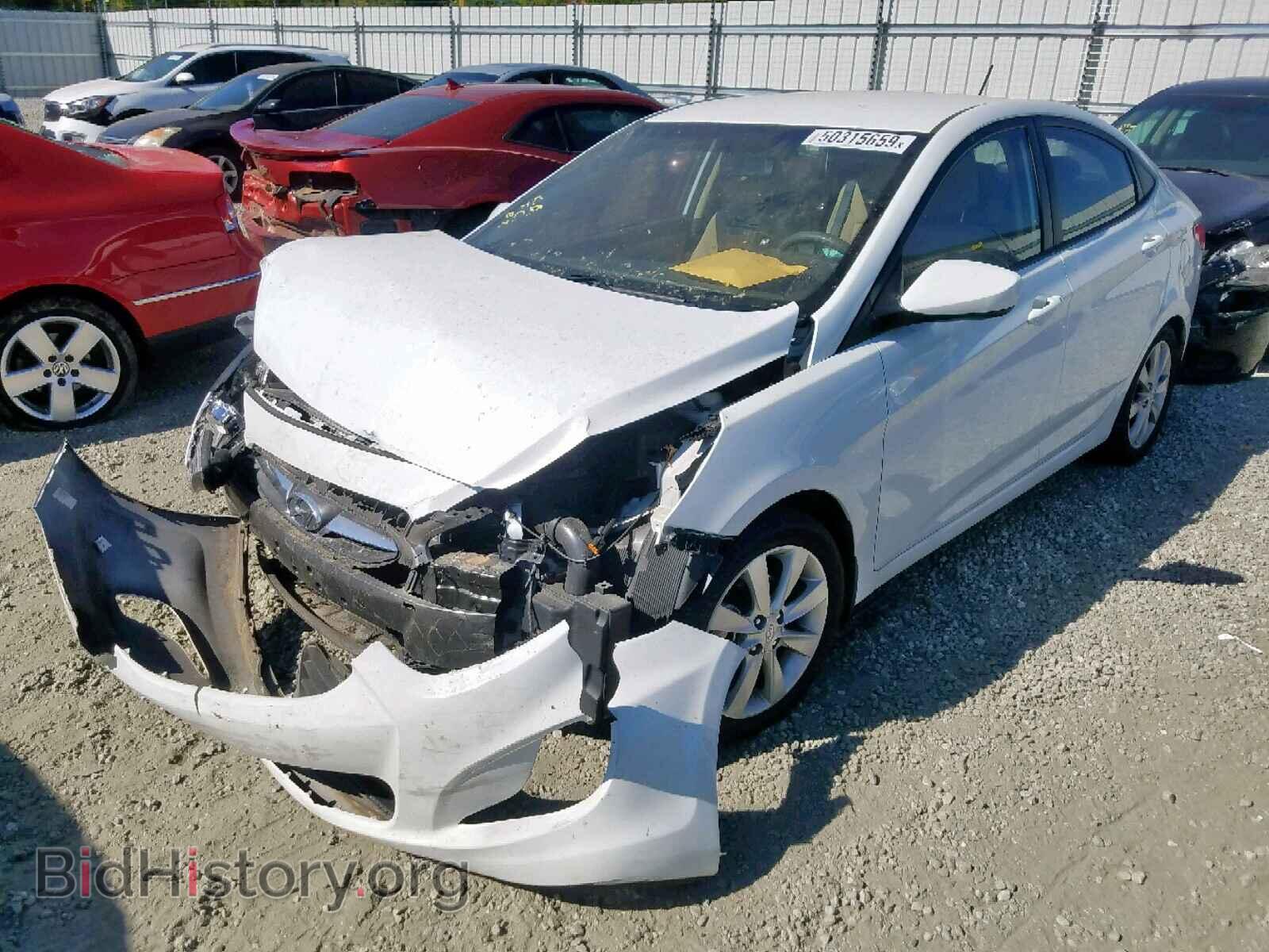 2014 HYUNDAI ACCENT - VIN: KMHCU4AE4EU765856 - Фото 2