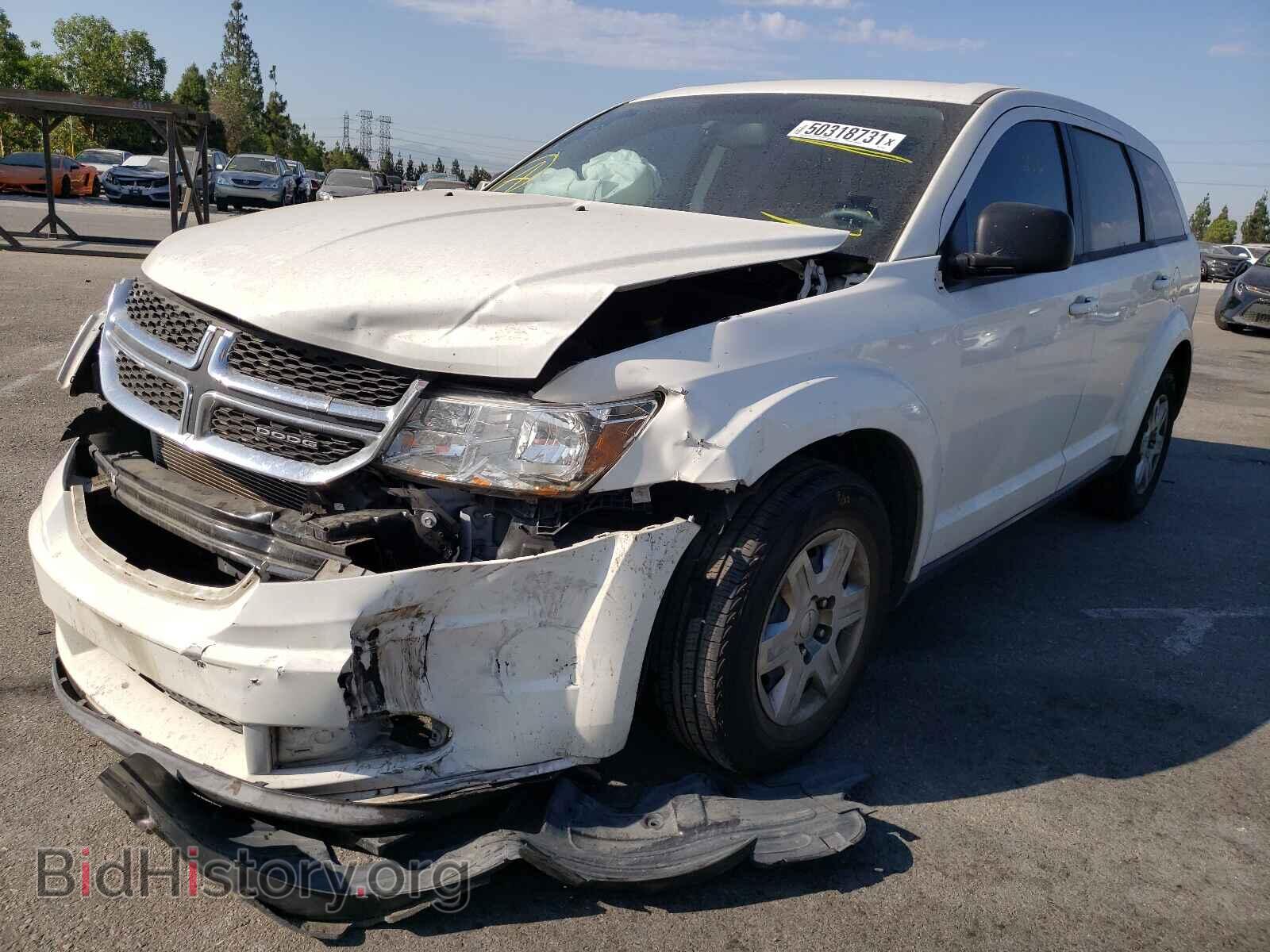 2012 DODGE JOURNEY - VIN: 3C4PDCABXCT372019 - Фото 2