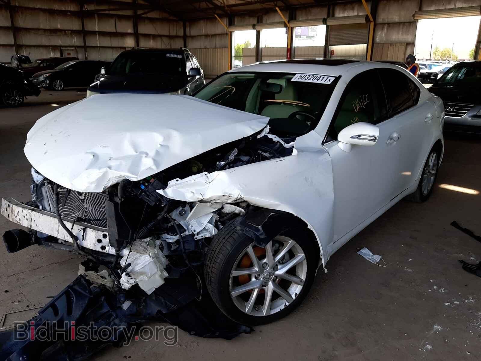 2012 LEXUS IS - VIN: JTHBF5C22C5158606 - Фото 2