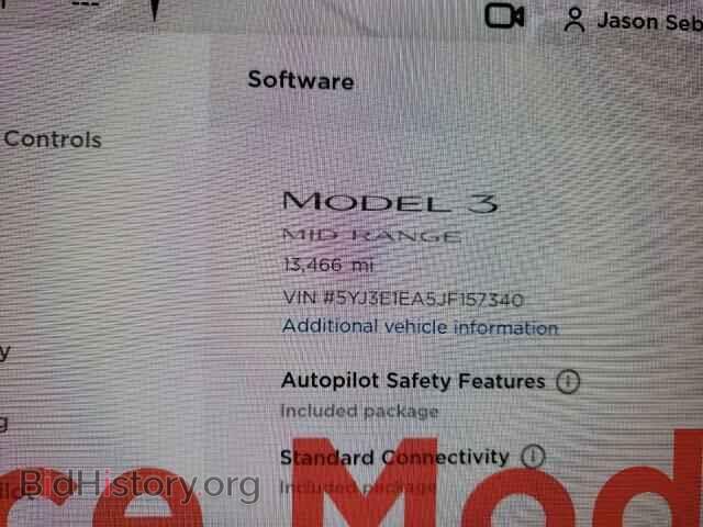 2018 TESLA MODEL 3 - VIN: 5YJ3E1EA5JF157340 - Photo 8