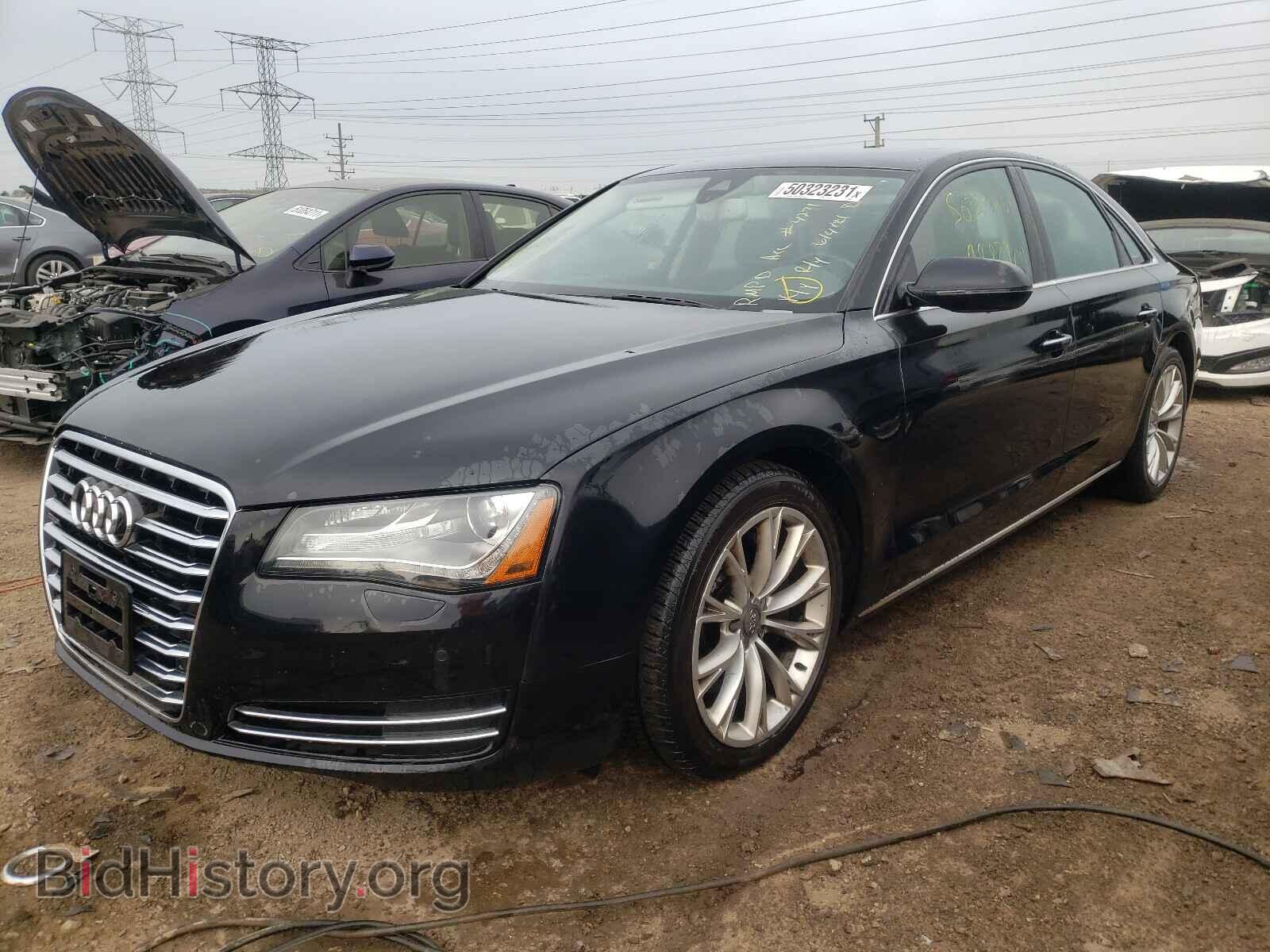 2013 AUDI A8 - VIN: WAUAGAFD5DN000775 - Фото 2