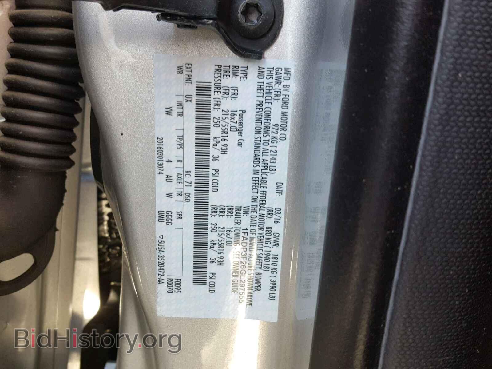 2016 FORD FOCUS - VIN: 1FADP3F26GL297555 - Photo 10