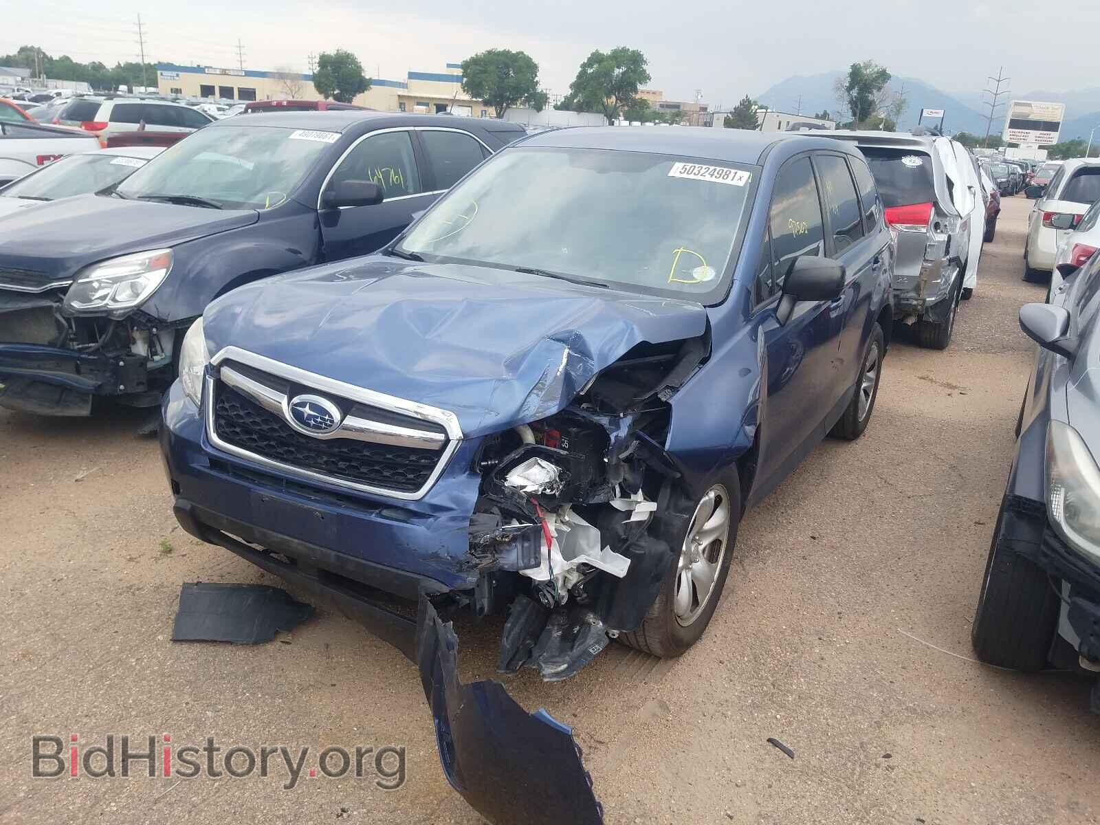 2014 SUBARU FORESTER - VIN: JF2SJAAC4EH419452 - Фото 2