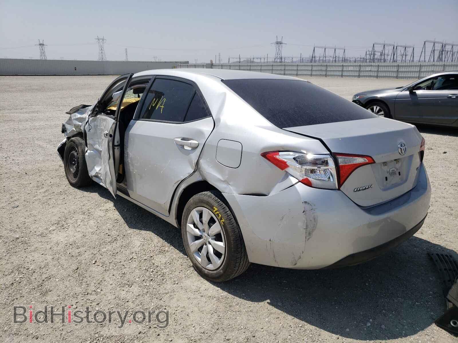 2014 TOYOTA COROLLA - VIN: 5YFBURHEXEP129815 - Фото 3