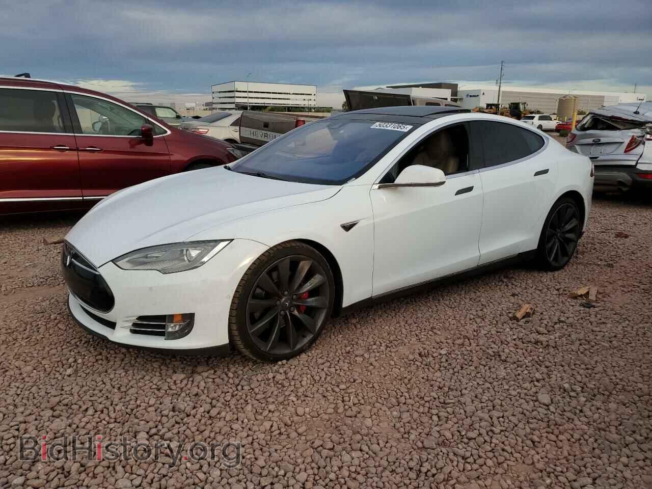 Photo 5YJSA1H43FF087437 - TESLA MODEL S 2015