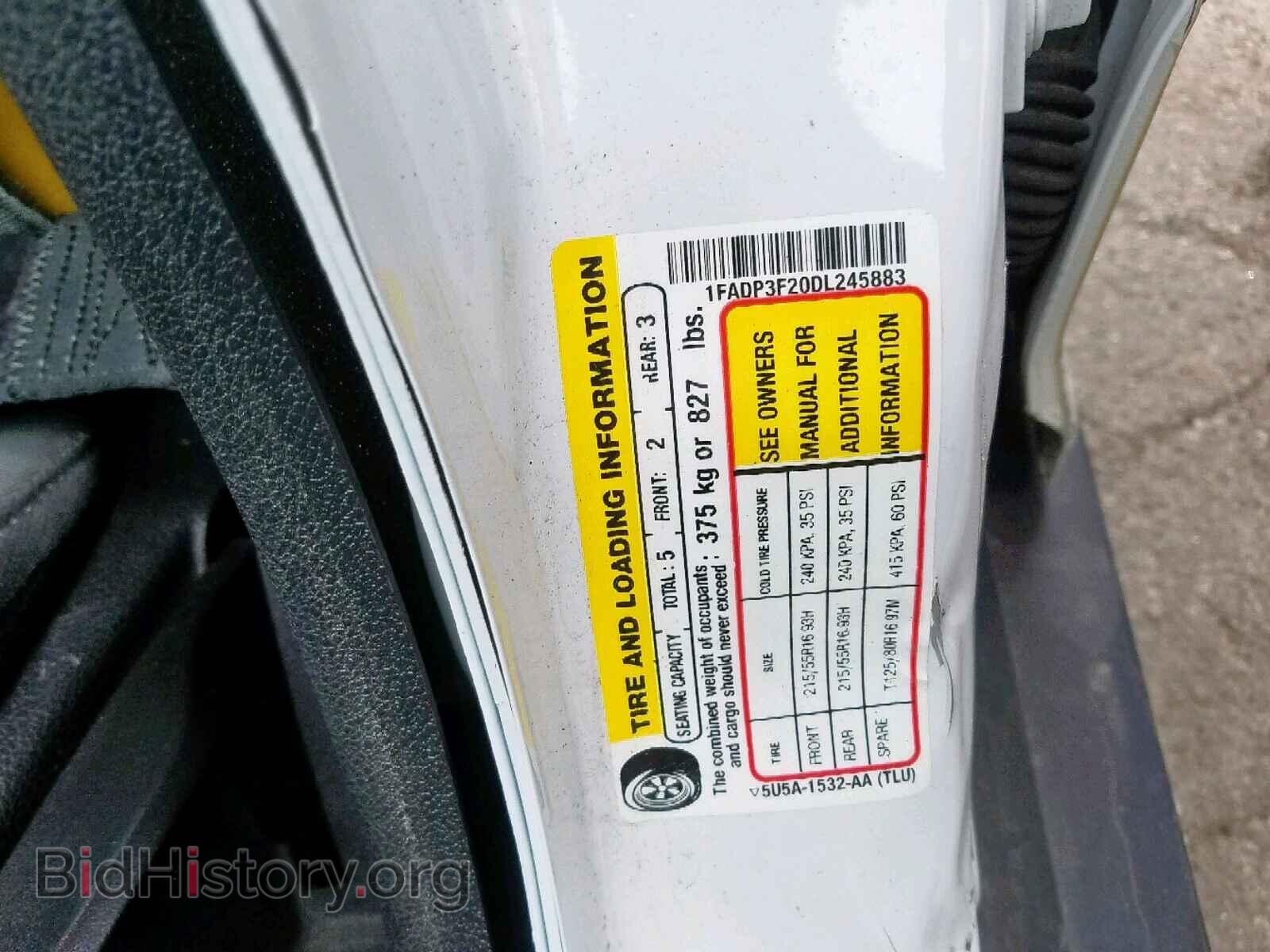 2013 FORD FOCUS - VIN: 1FADP3F20DL245883 - Photo 10