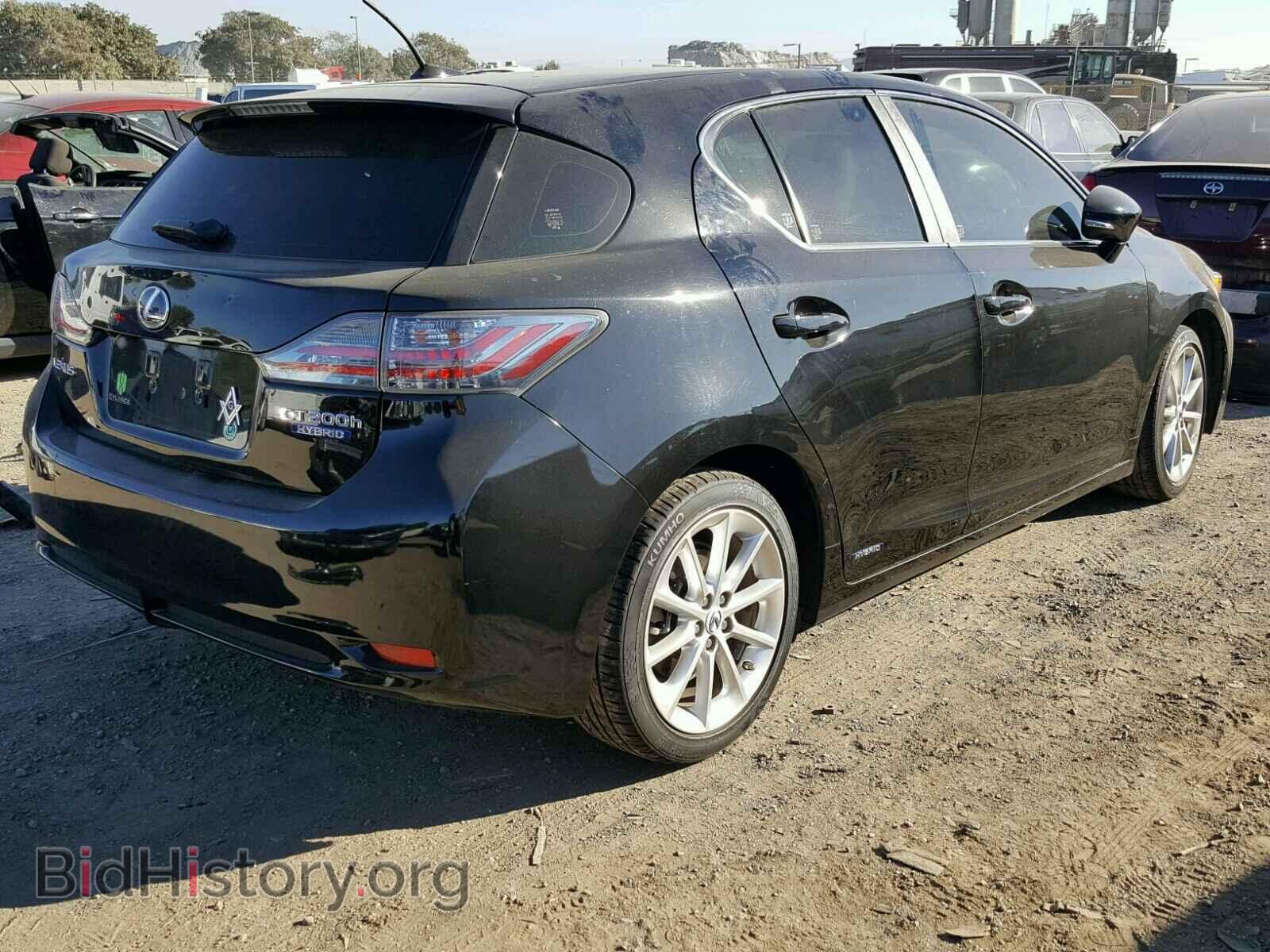 2013 LEXUS CT 200 - VIN: JTHKD5BH6D2145422 - Фото 4