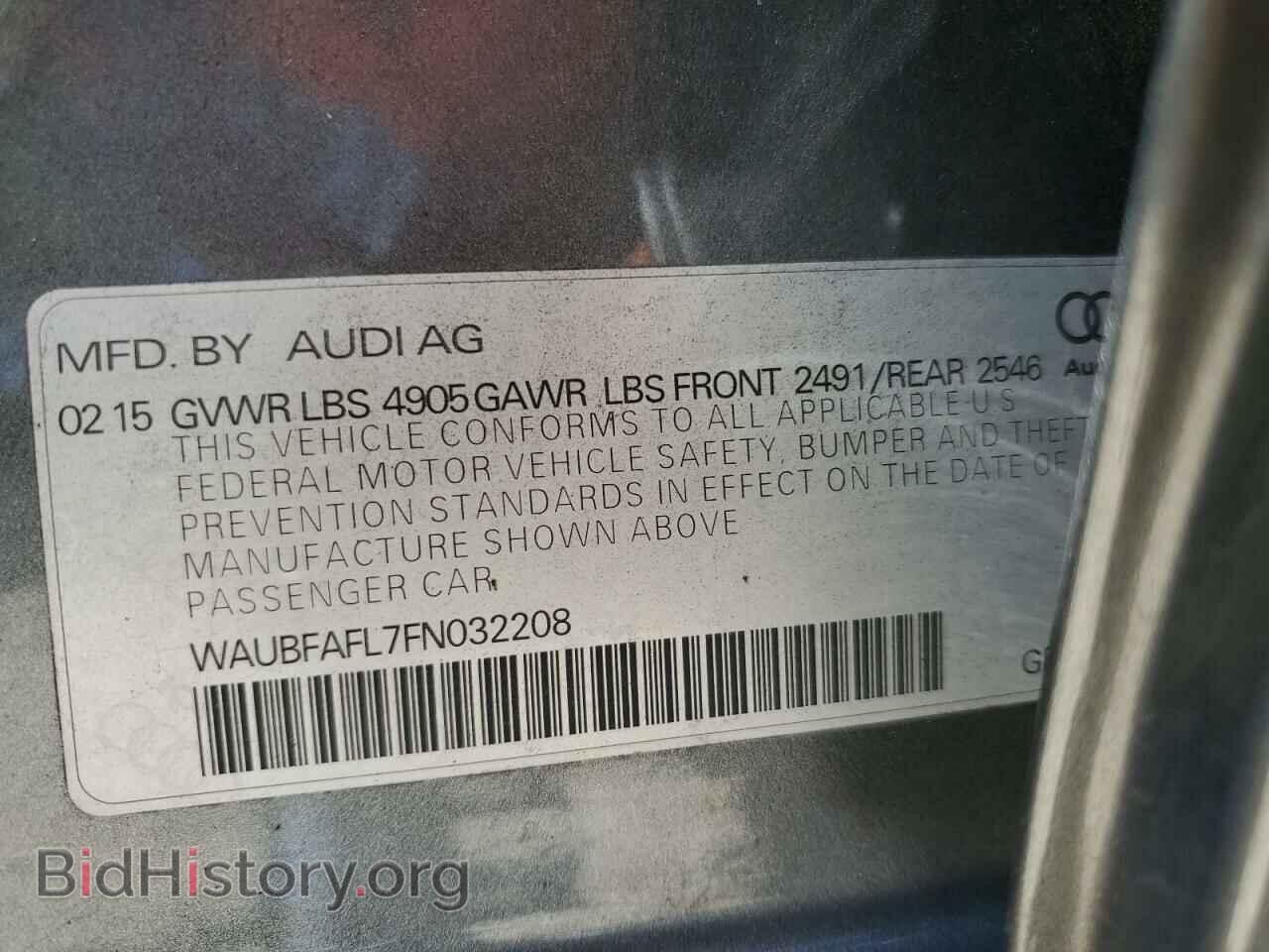 2015 AUDI A4 - VIN: WAUBFAFL7FN032208 - Photo 10