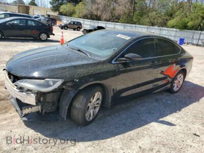 2015 Chrysler 200 Limited, черный — VIN 1C3CCCAB7FN693610, Copart