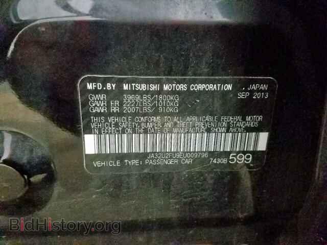 2014 MITSUBISHI LANCER ES/ - VIN: JA32U2FU9EU009796 - Фото 10