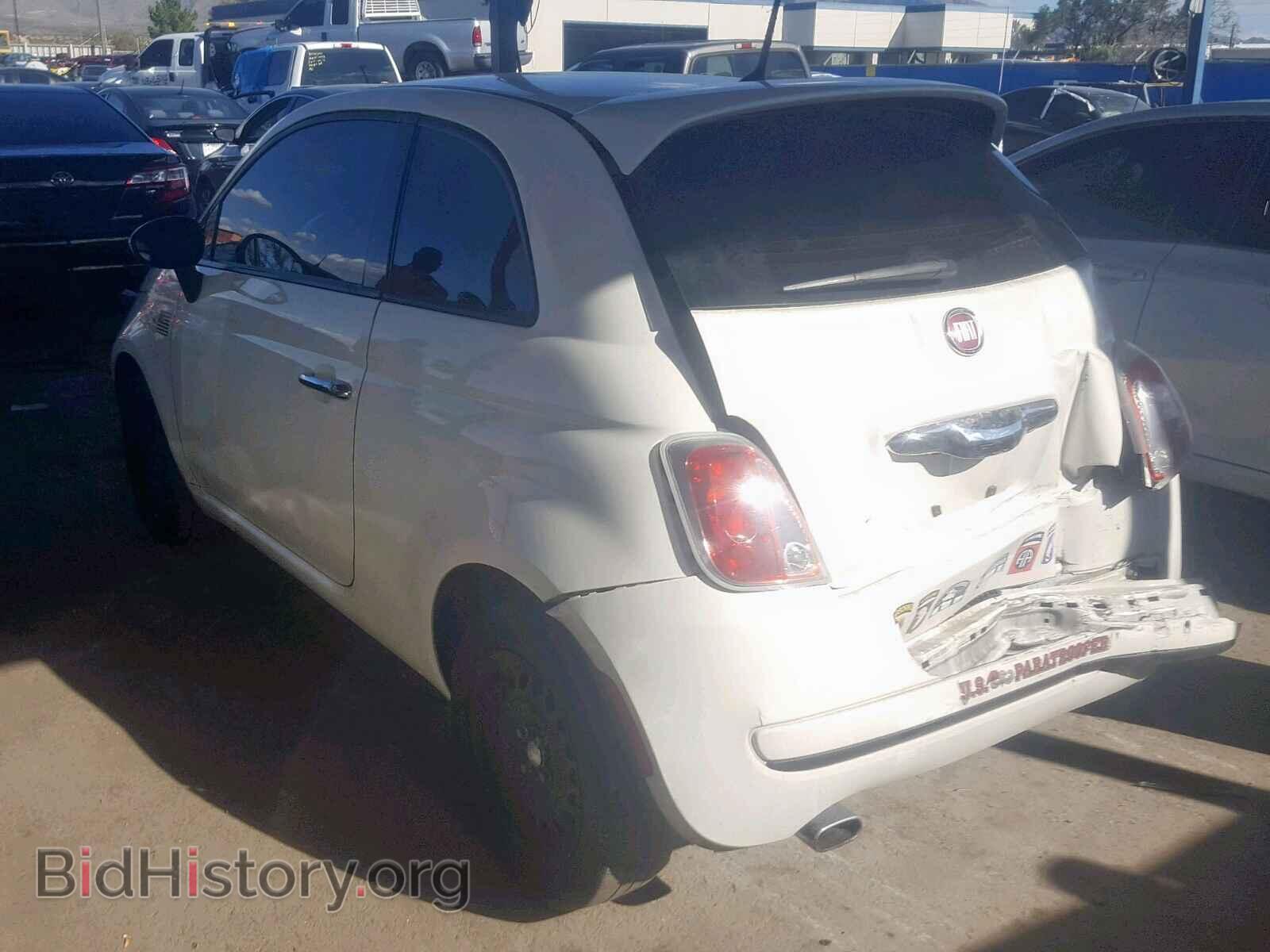 2015 FIAT 500 - VIN: 3C3CFFAR0FT638468 - Фото 3